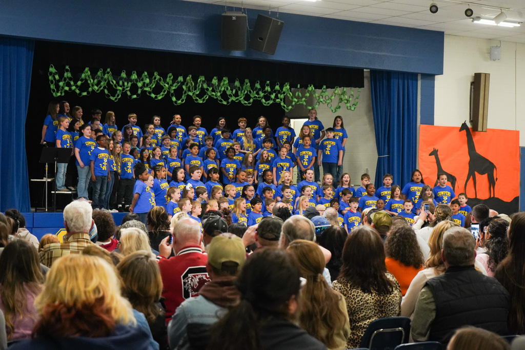 Cowpens Elementary School 2nd- and 3rd-grade students did an outstanding job during their spring musical, On Safari: A Musical Journey Through the African Savannah! 