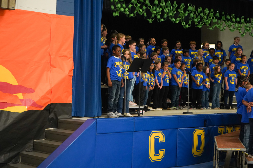 Cowpens Elementary School 2nd- and 3rd-grade students did an outstanding job during their spring musical, On Safari: A Musical Journey Through the African Savannah! 