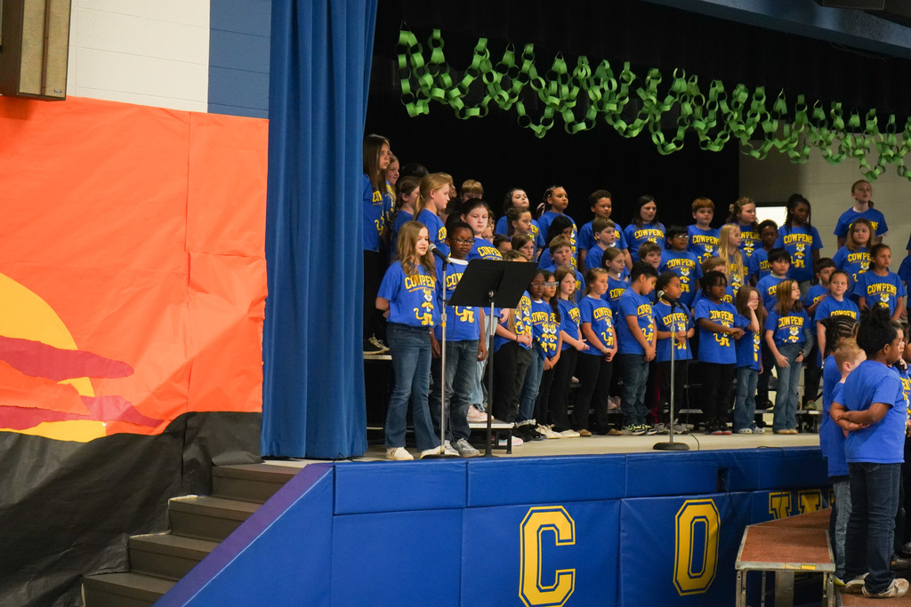 Cowpens Elementary School 2nd- and 3rd-grade students did an outstanding job during their spring musical, On Safari: A Musical Journey Through the African Savannah! 