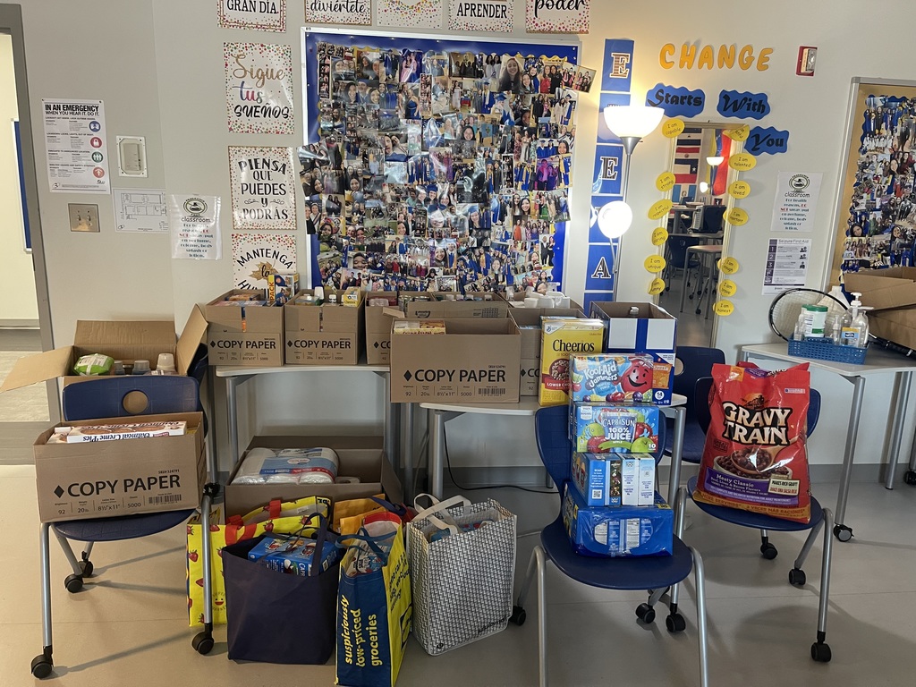 Gettys D. Broome High School Beta Club dedicated its spring project to the nonprofit organization Hope For Our Elderly. This organization helps provide essential items such as food, hygiene products, over the counter medication, and cleaning supplies to elderly individuals in Spartanburg, Cherokee and Union counties.  Broome Beta Club collected nonperishable food and snacks; more than 27 bottles of shampoo and conditioner; 30 boxes of toothpaste; more than 25 toothbrushes; 14 bottles of dish soap; and more than 30 packs of juice and protein shakes. Broome Beta Club also collected soap, paper towels, toilet paper, and disposable underwear. Great job, Centurions!