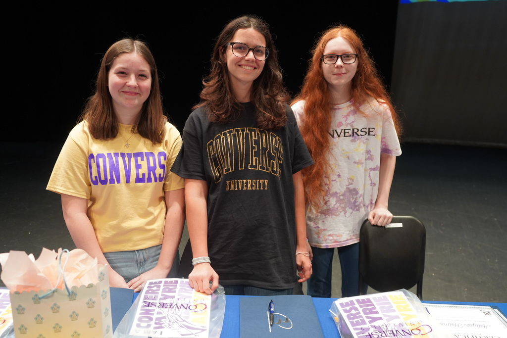 This morning, more than 50 Gettys D. Broome High School seniors signed their letters of intent to pursue their "E": Enlist, Enroll, or Employ.  Congratulations, Centurions! We are proud of you and wish you the very best in your future endeavors!
