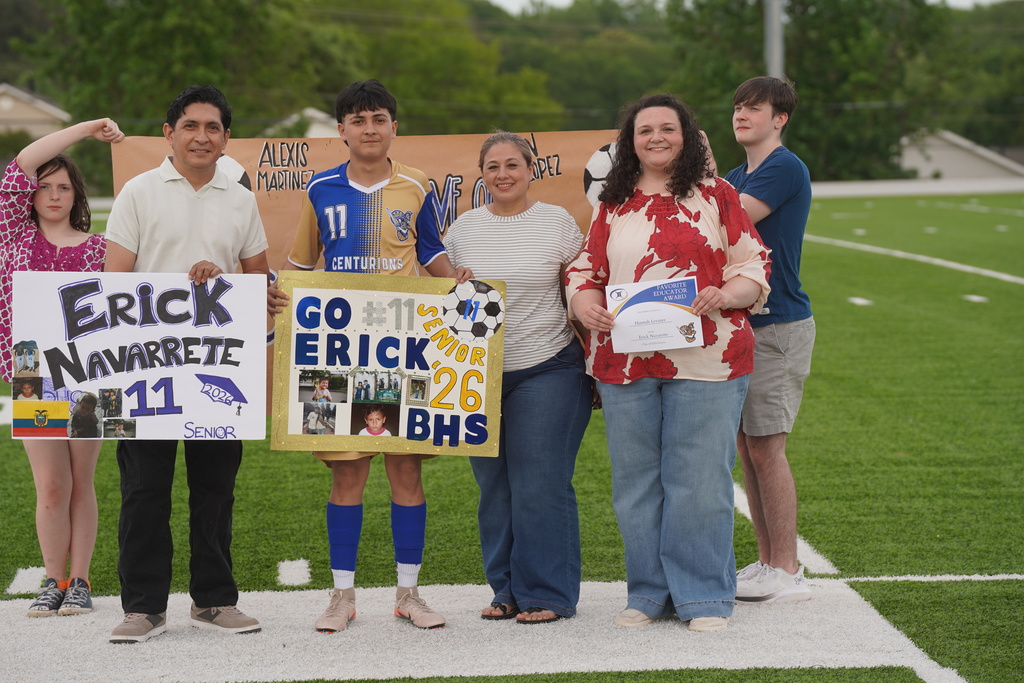 Boys Soccer Senior Night! 📸⚽️  Congratulations to seniors Thad Lyda, Kevin Lopez, Roger McGee, Erick Navarette, Damian Navarette, Gabin Delgado, and Alexis Martinez-Lopez! Thank you for your commitment to Broome Soccer!
