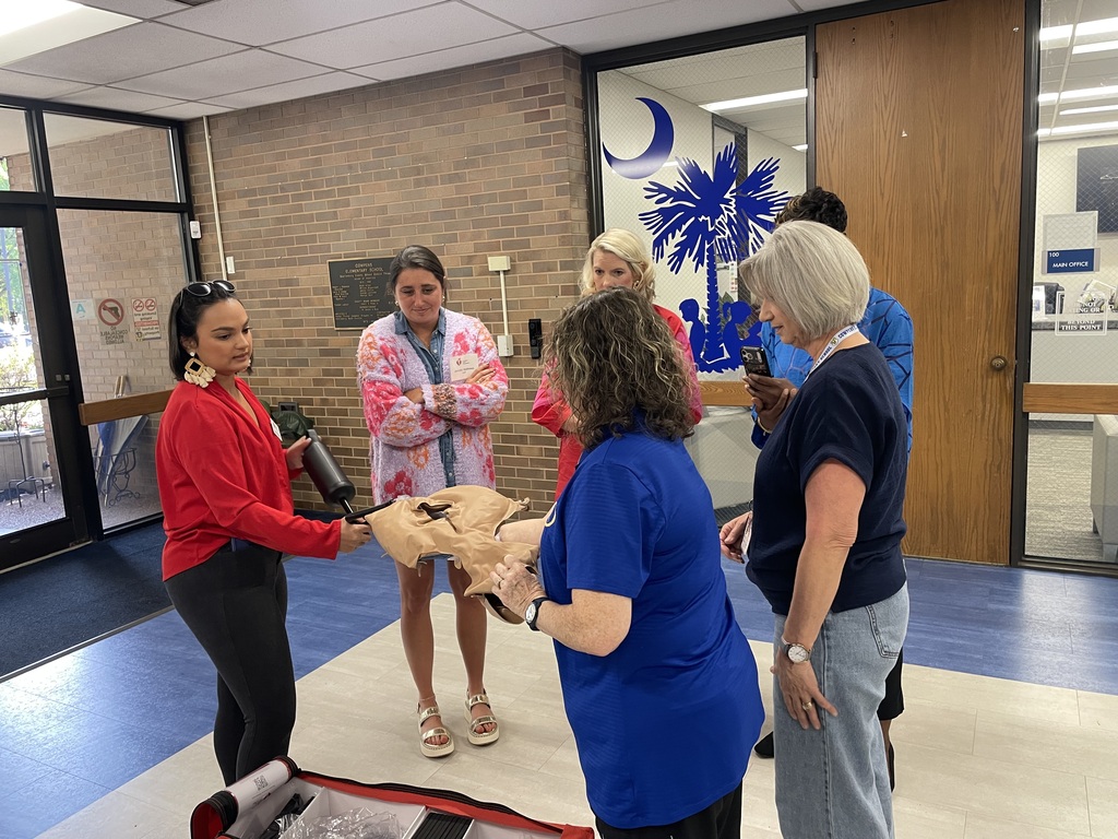 CPR Training Kit Delivered to Cowpens Elementary School