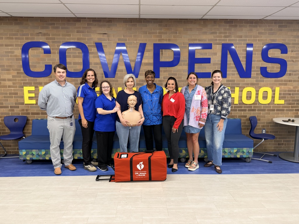 CPR Training Kit Delivered to Cowpens Elementary School