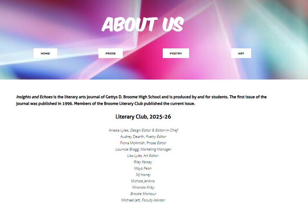The Newest Edition of Insight and Echoes
