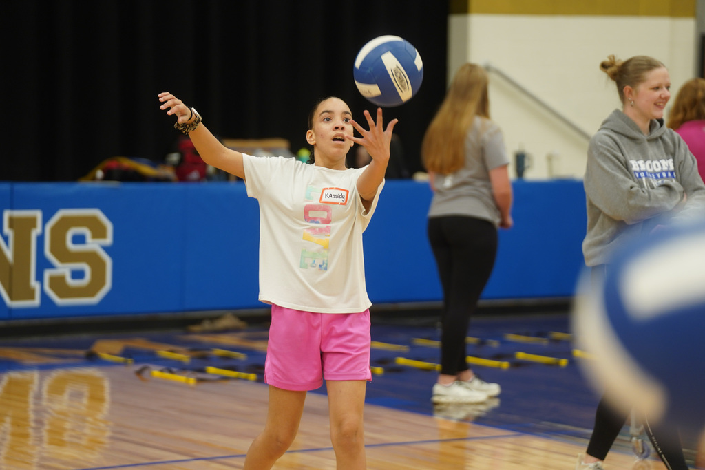 All smiles at Gettys D. Broome High School Volleyball Camp!🏐