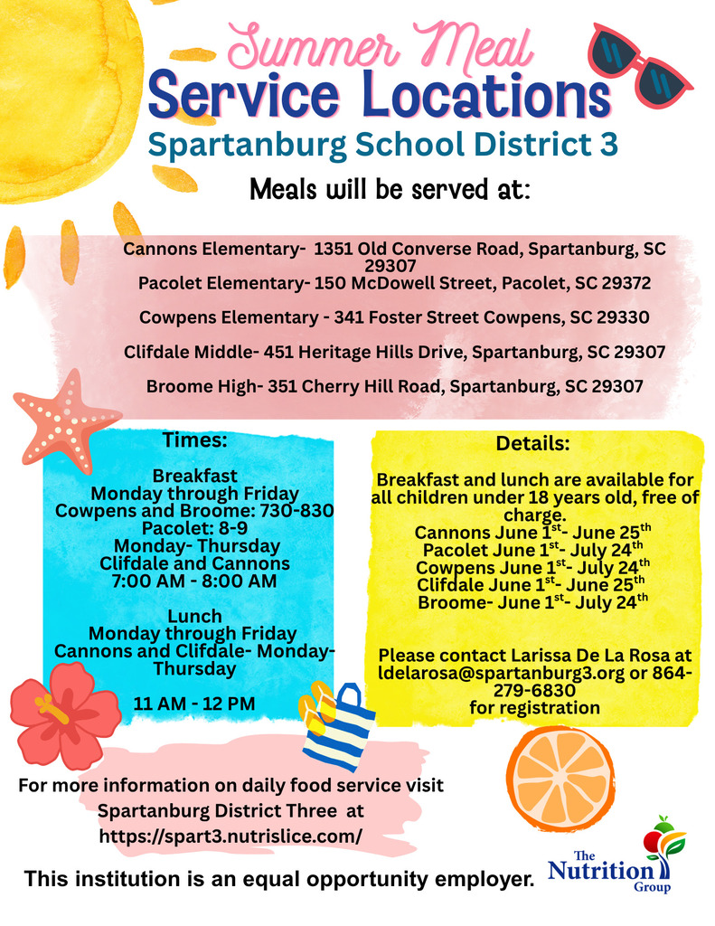 Updated Summer Meals