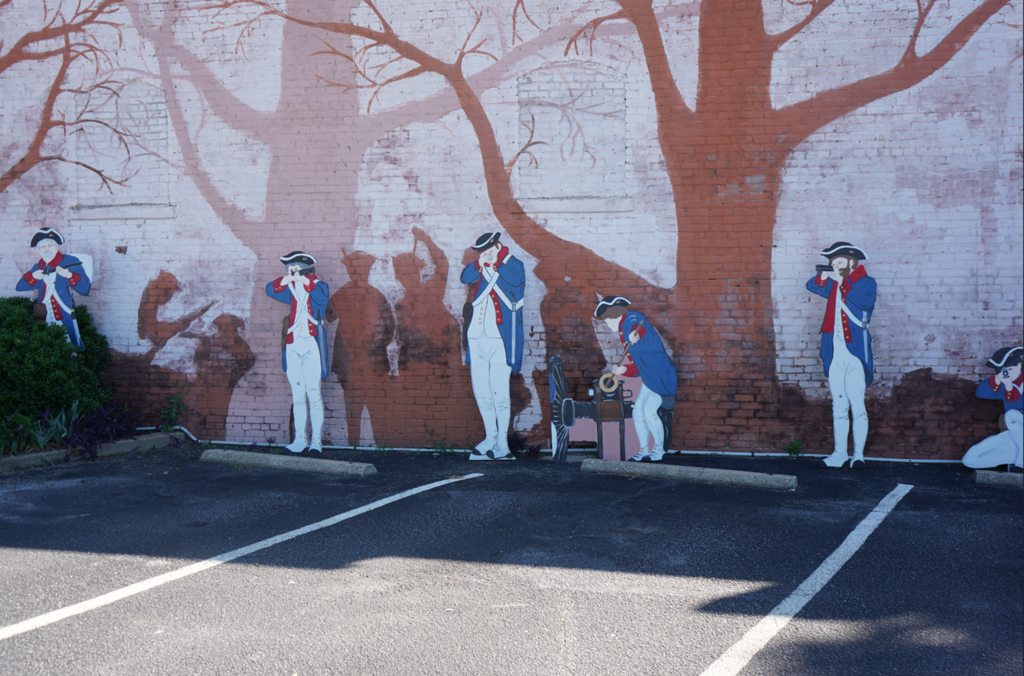 DMTC Students helped renovate Cowpens American Revolution Soldiers at Cowpens Town Hall