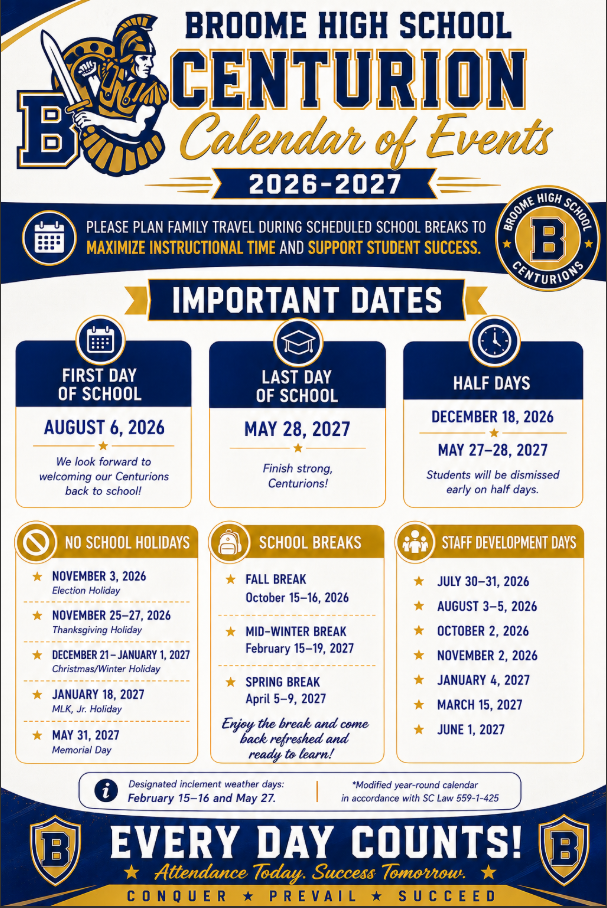 Calendar of Events