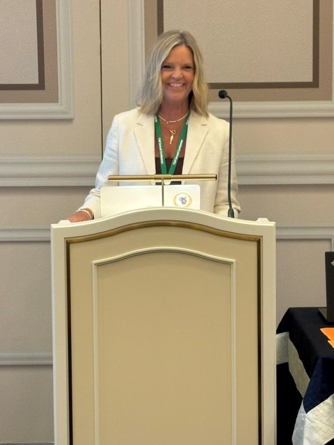 Mrs. Jana Calvert presents at the AP Conference