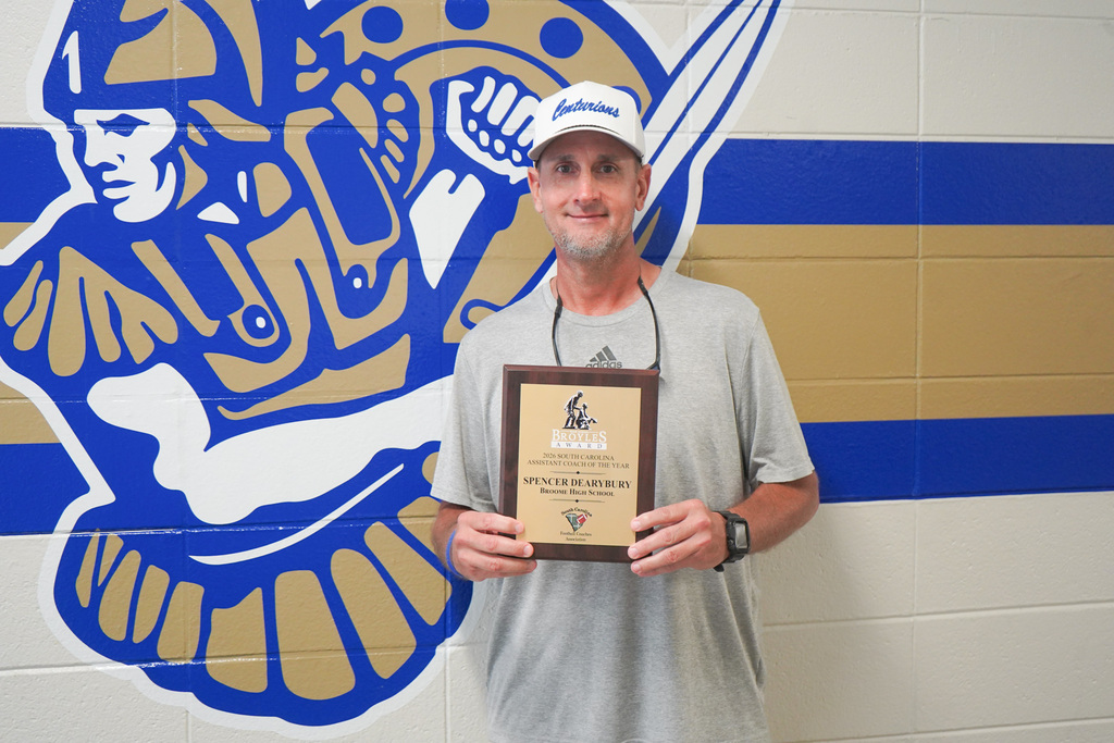 Coach Spencer Dearybury Earns 2026 South Carolina Assistant Coach of the Year