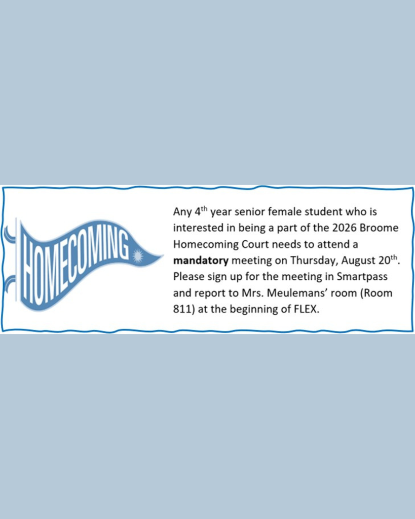 2026 Homecoming Court Information
