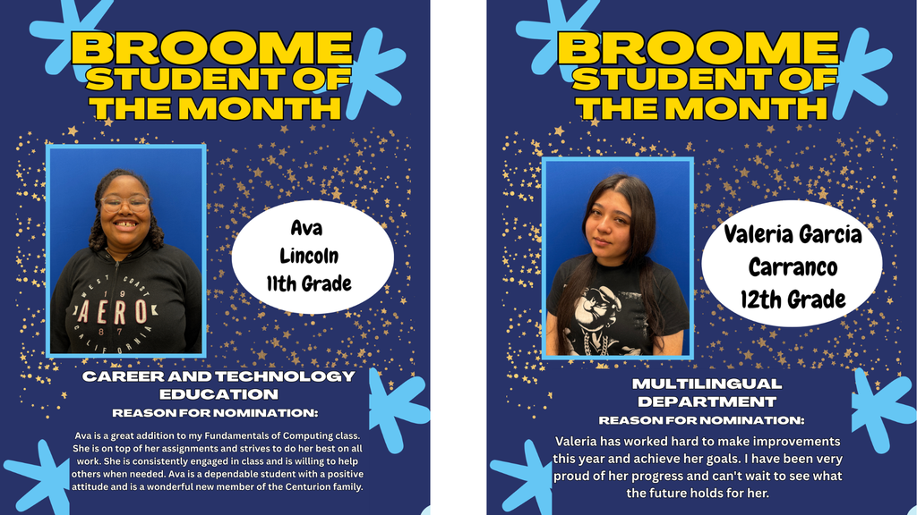 Students of the Month