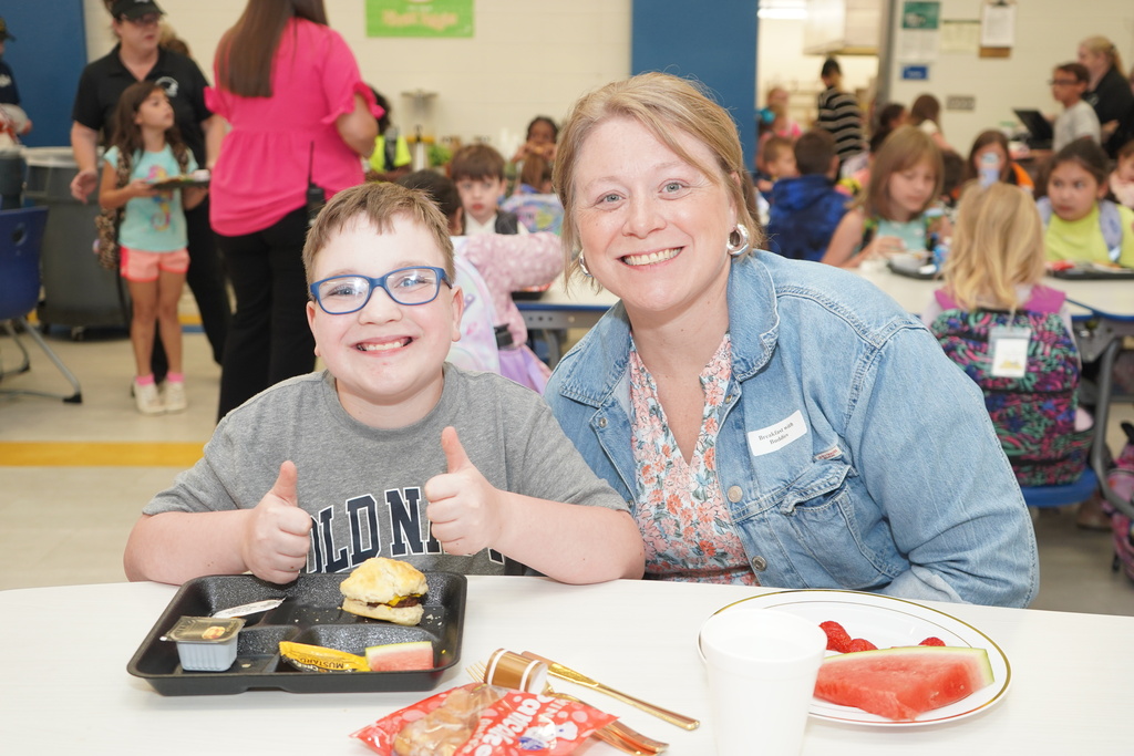 Breakfast with Buddies at Cowpens Elementary School 🥞📸 Thanks to all who joined us!