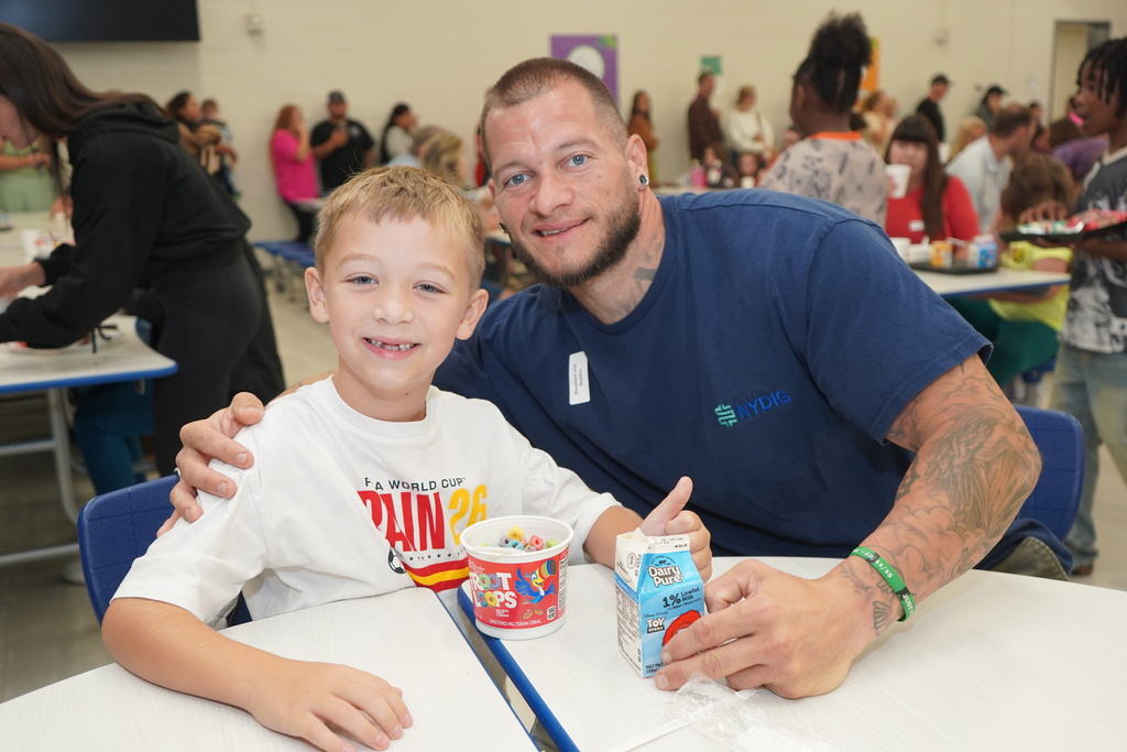 Breakfast with Buddies at Cowpens Elementary School 🥞📸 Thanks to all who joined us!