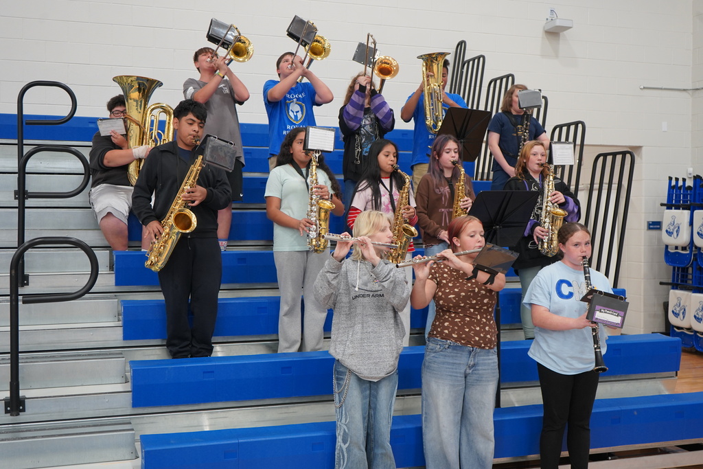 Clifdale Middle is ready for its first home football game of the season after an exciting pep rally! 