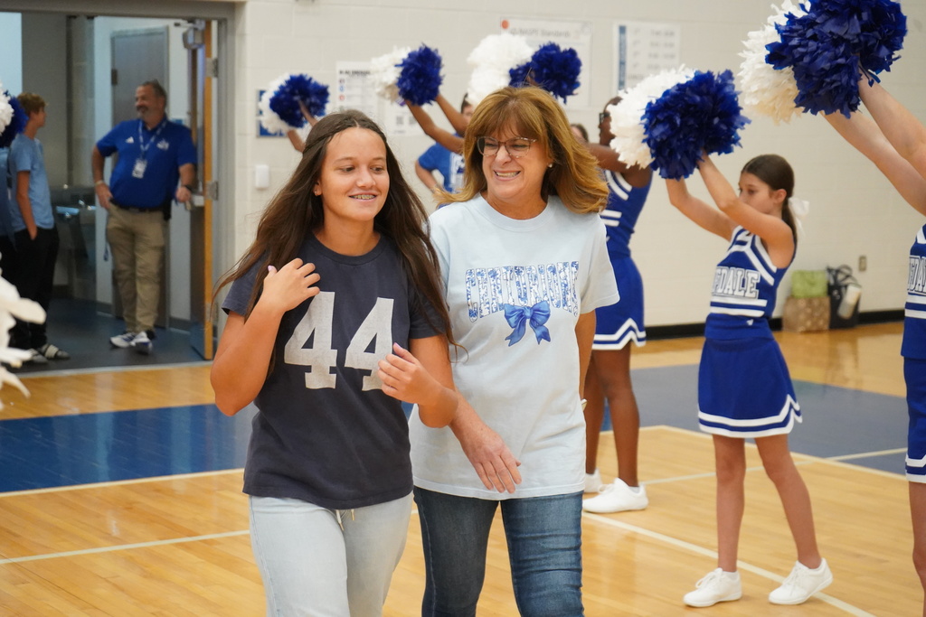 Clifdale Middle is ready for its first home football game of the season after an exciting pep rally! 