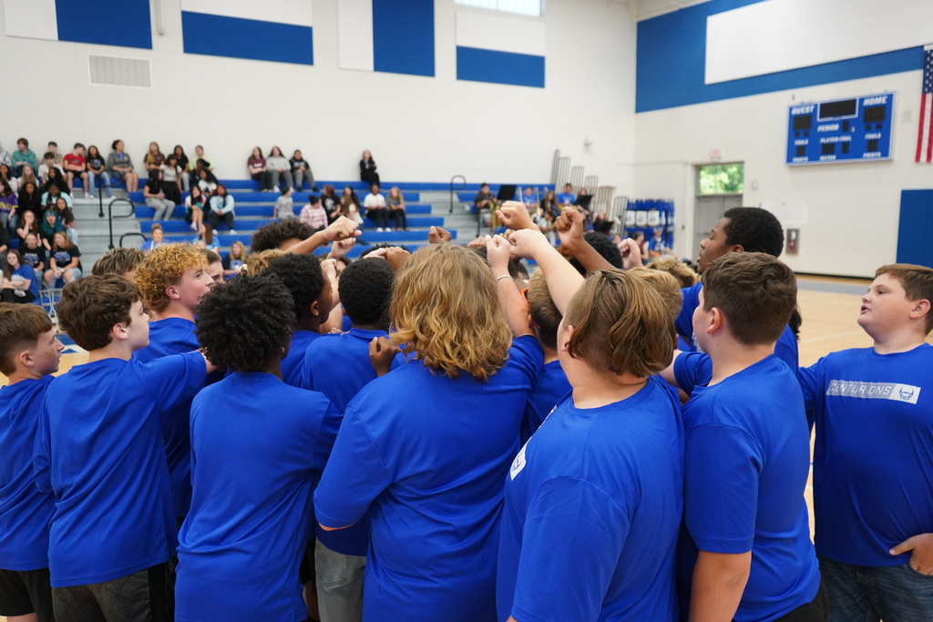 Clifdale Middle is ready for its first home football game of the season after an exciting pep rally! 