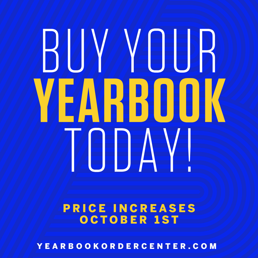 Yearbook Price Increases October 1st