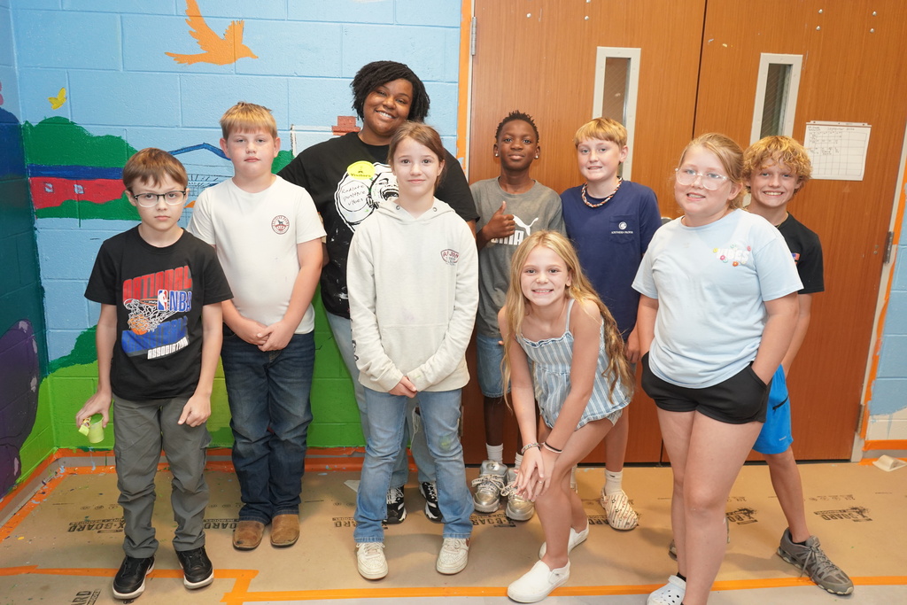 Cannons Elementary School 5th Grade Mural
