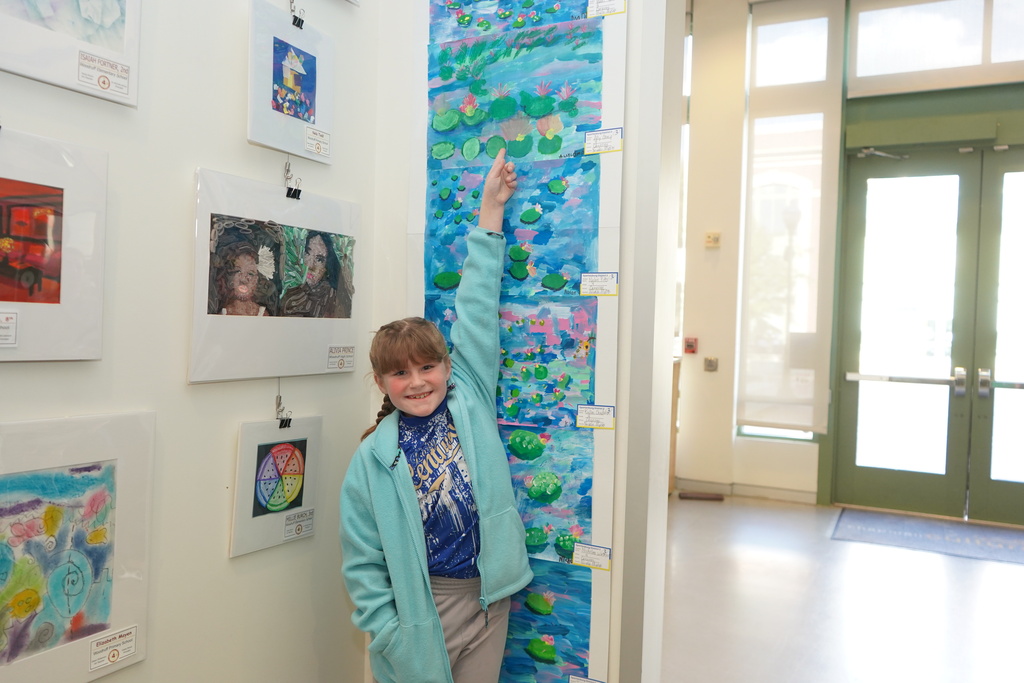 We loved seeing students and their families during last night's D3 Art Reception at Chapman Cultural Center. These outstanding works of art will be on display all month! Great job, students!