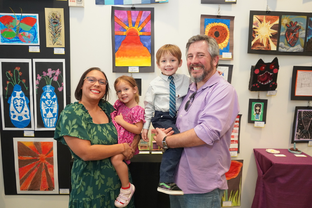 We loved seeing students and their families during last night's D3 Art Reception at Chapman Cultural Center. These outstanding works of art will be on display all month! Great job, students!
