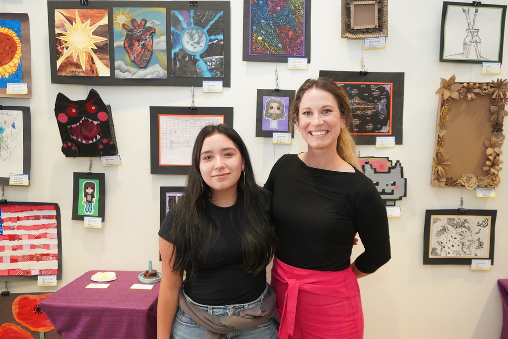 We loved seeing students and their families during last night's D3 Art Reception at Chapman Cultural Center. These outstanding works of art will be on display all month! Great job, students!