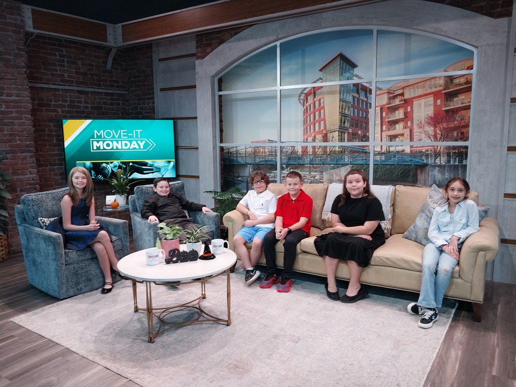 Cannons Elementary News Crew Visits WSPA-TV