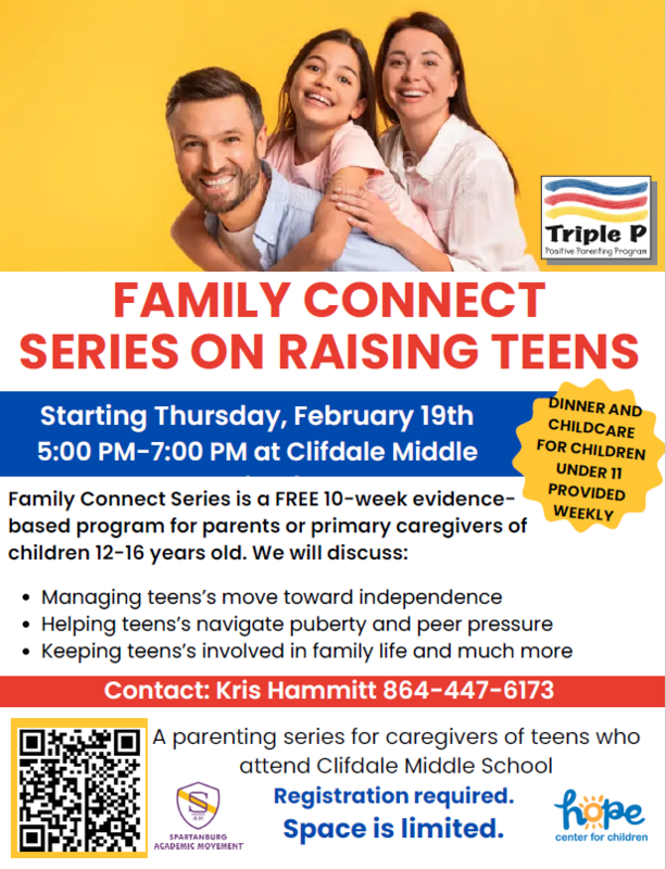 Family Connect Series at Clifdale Middle