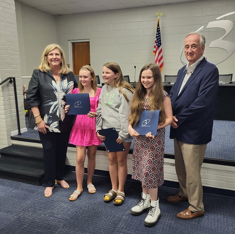 Children's Book Challenge Winners Were Recognized during Monday's Board of Trustees Meeting