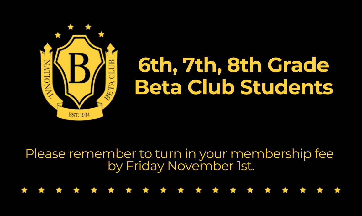 National Beta Club Requirements