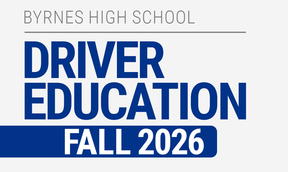 Byrnes High School Driver Education Fall 2026