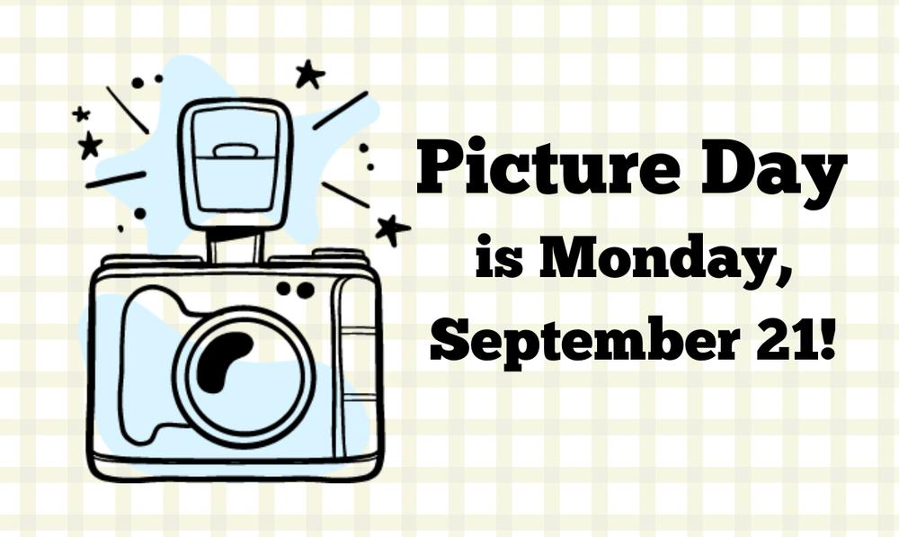 Picture Day is Monday, September 21