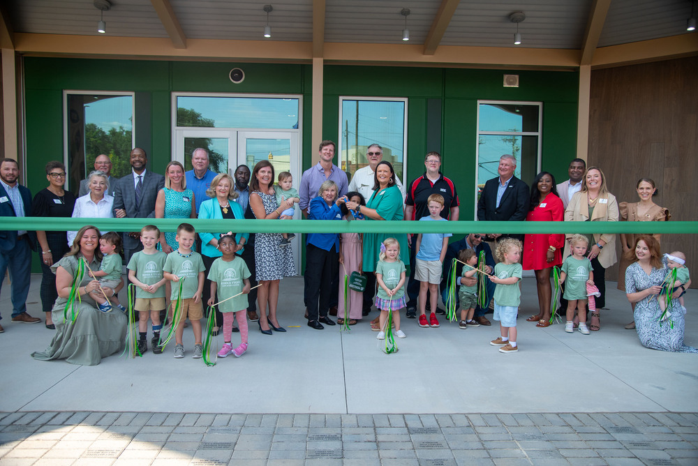 ribbon cutting at Middle Tyger Education Center