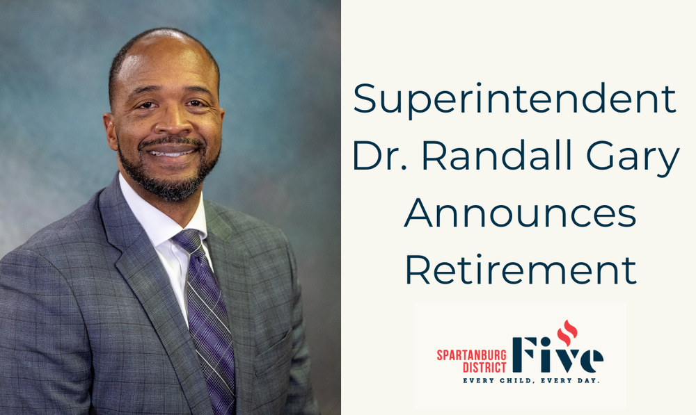 Superintendent Dr. Randall Gary graphic