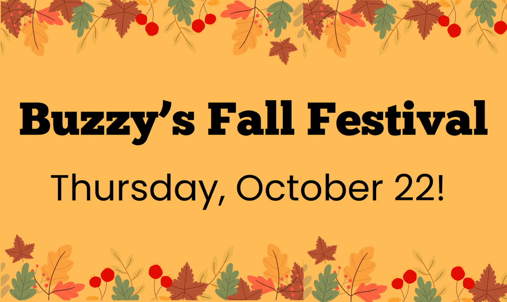 Fall Festival is Thursday, October 22