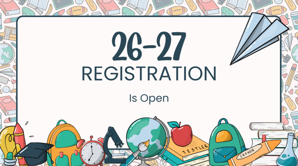 26-27 Registration is open