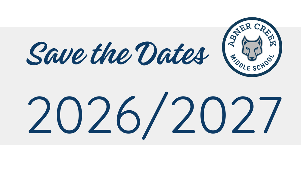 Save the dates for our 2026/2027 school year