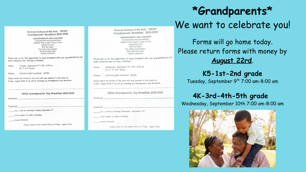 Grandparents Breakfast