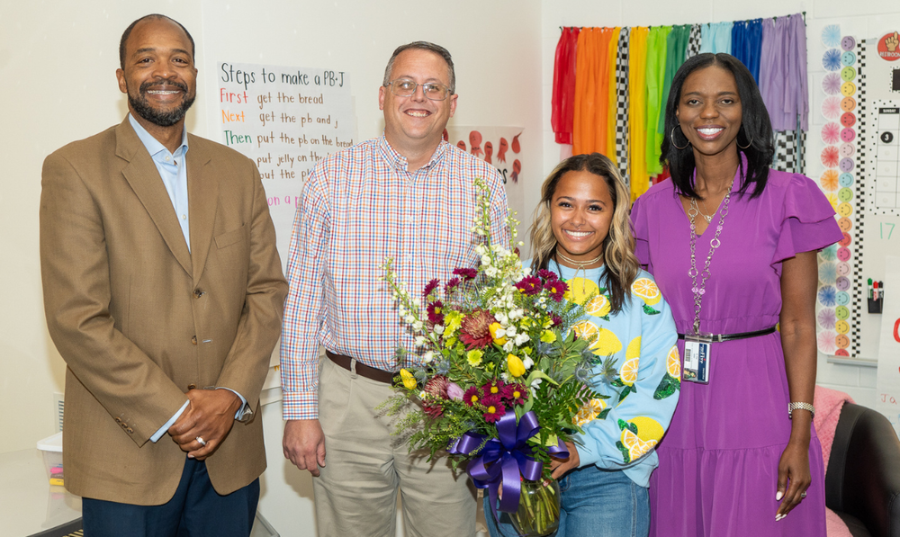 Kennedy Goldsmith, Principal and district superintendent and staff