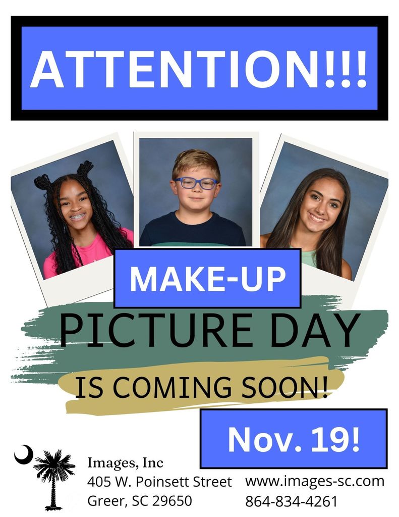 Mak-up Picture Day- Nov. 19.