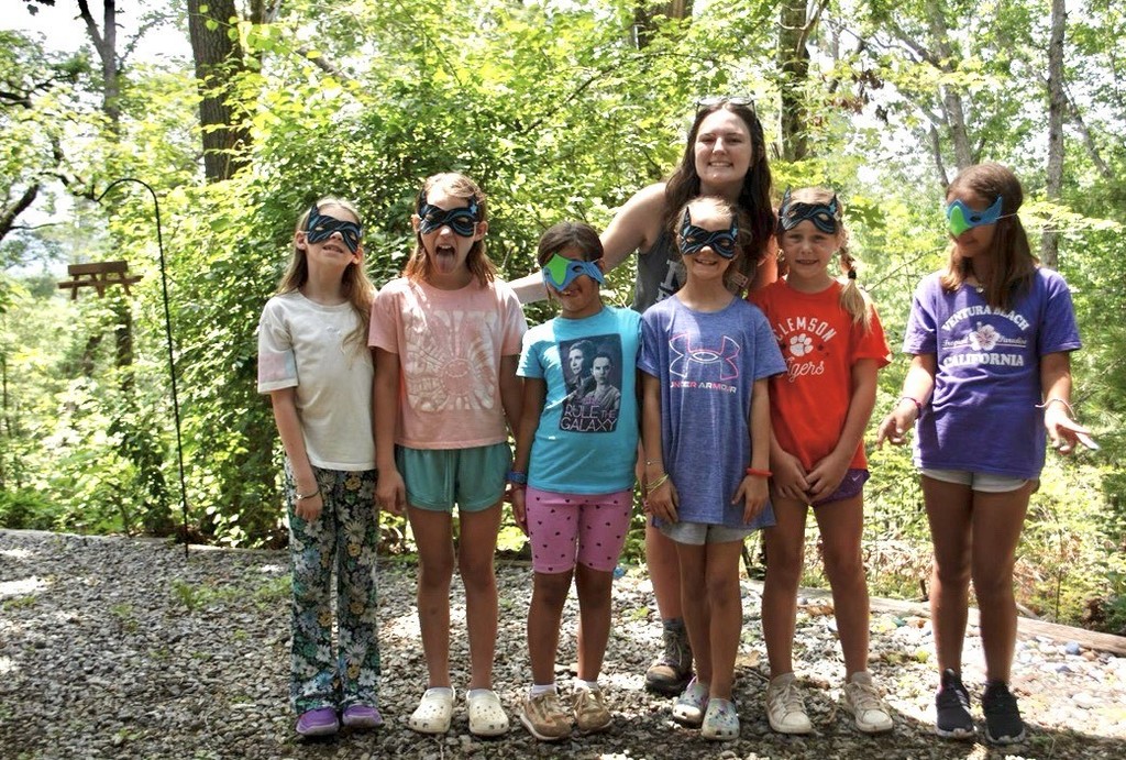 Cotter kids at camp