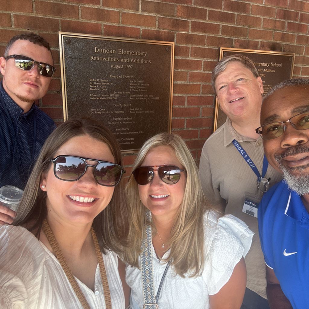team of admin and leaders