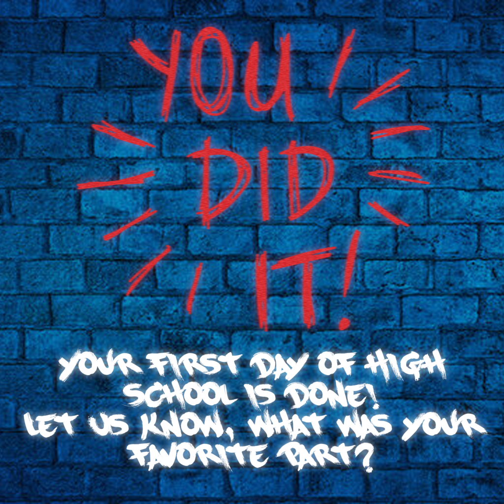you did it