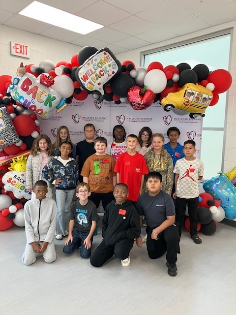 chidren on the first day