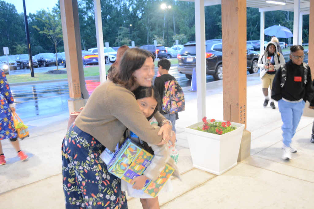 chidren on the first day