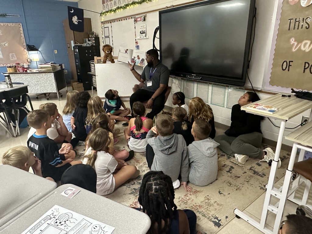 Mr. P reads "I Promise" to Mrs. Pye's third grade class!