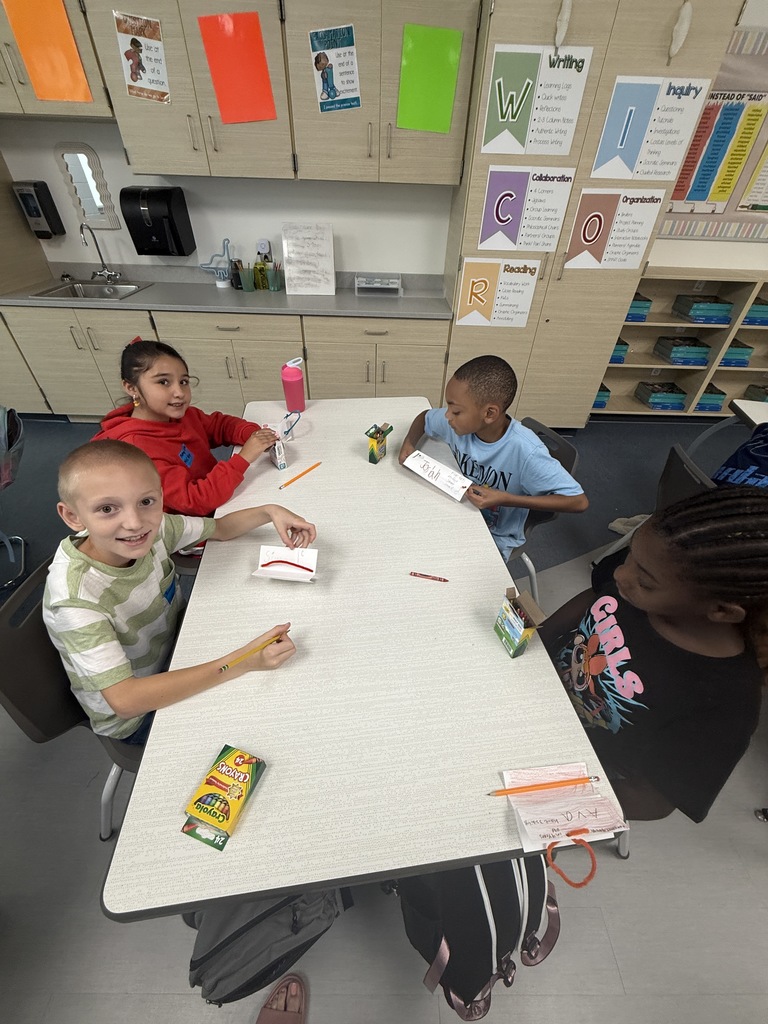 4th grade STEM name tag challenge