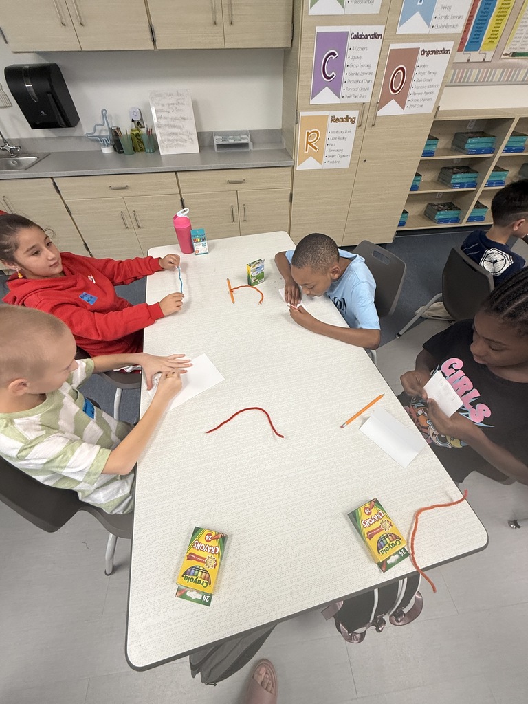 4th grade STEM name tag challenge