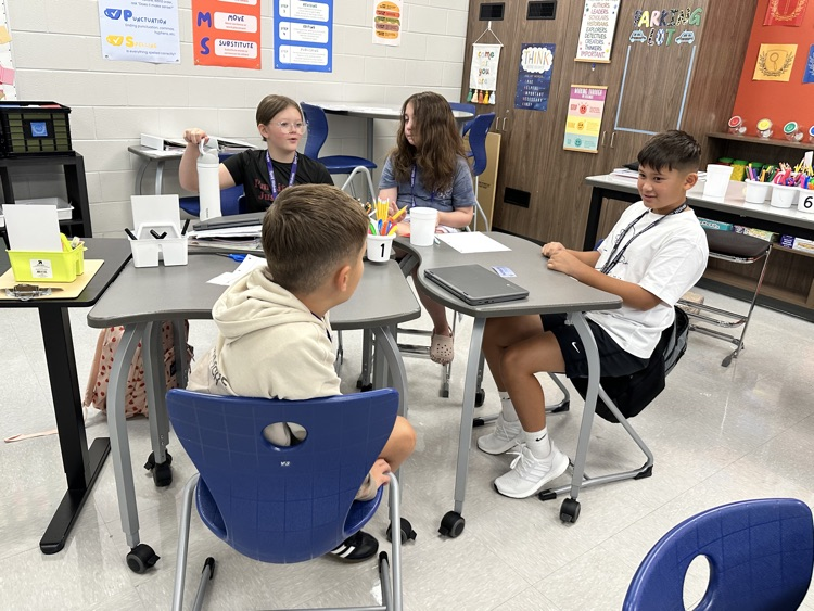 kids planning a skit